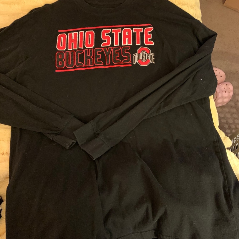 Men’s XLTall long sleeve Ohio State black tshirt